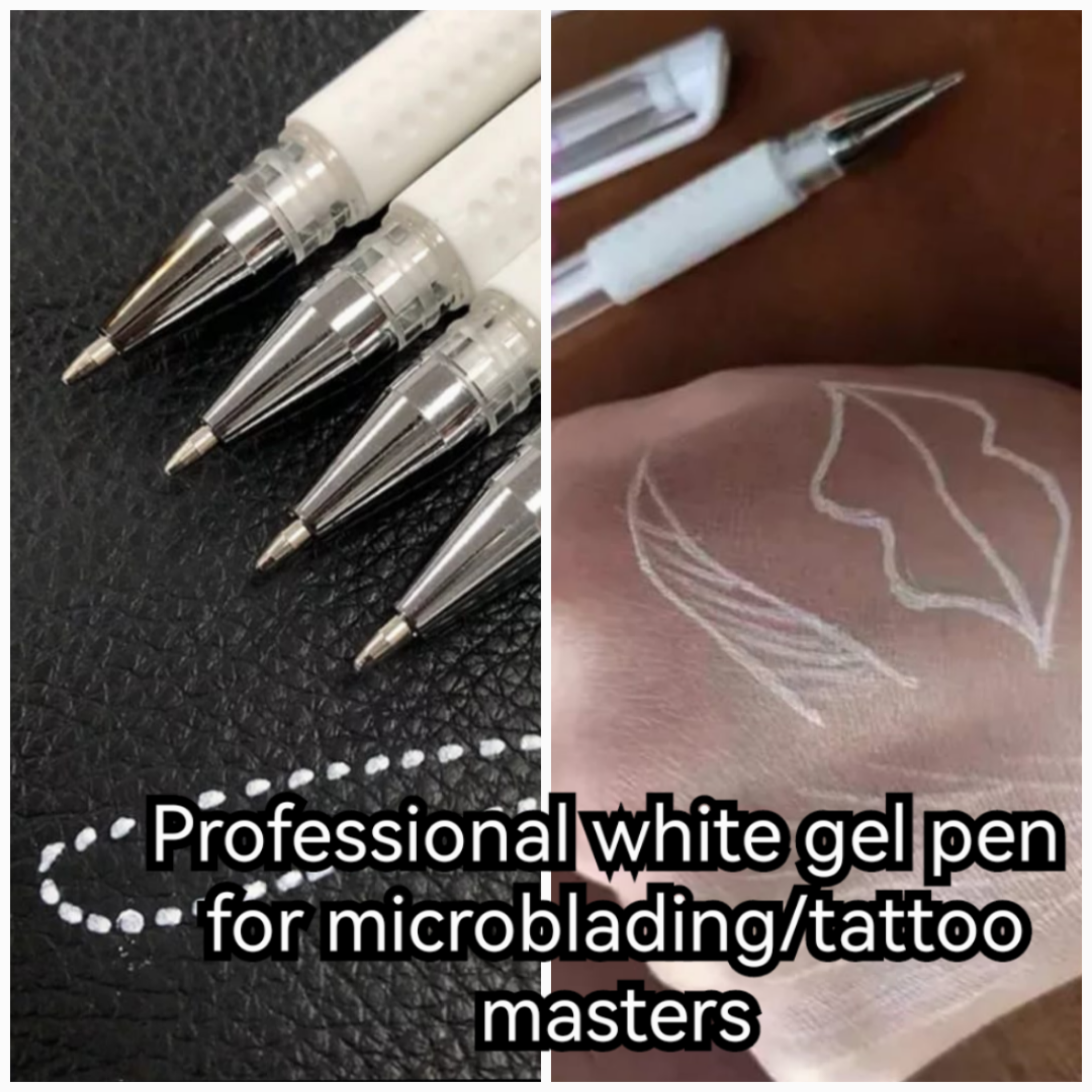 White gel for microblading/tatto masters