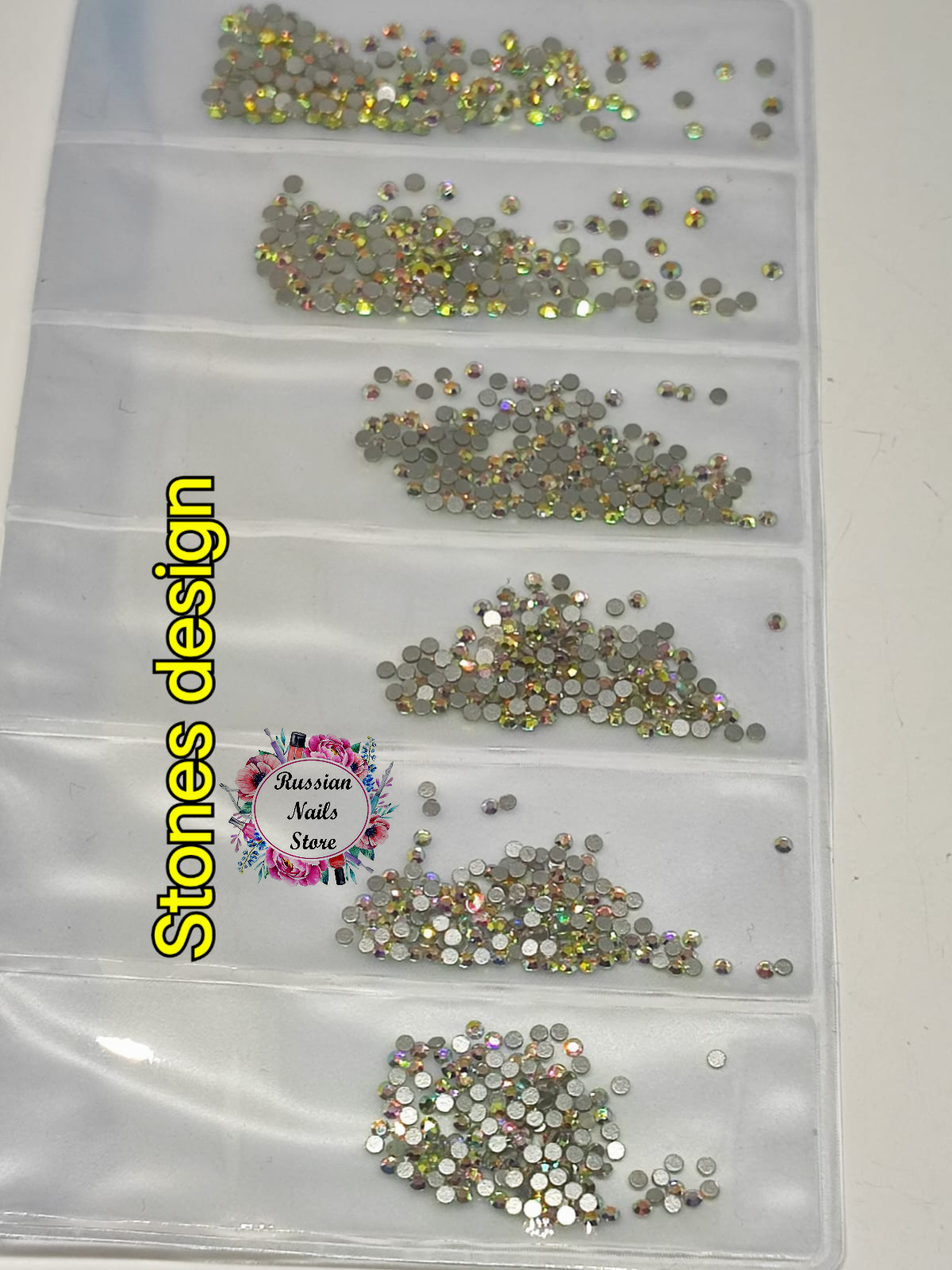 Rainbow stones mix sizes