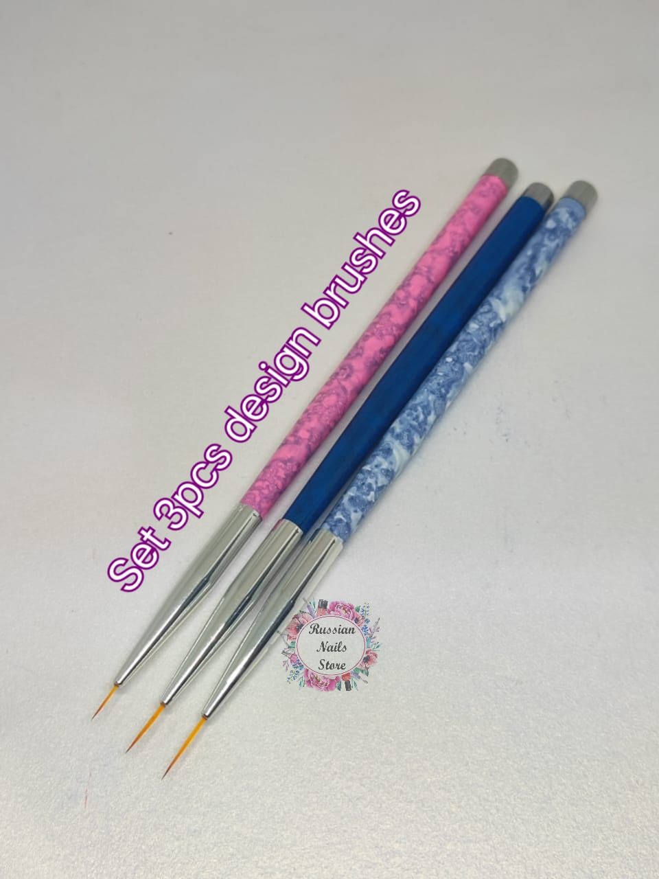 Set 3pcs design brushes