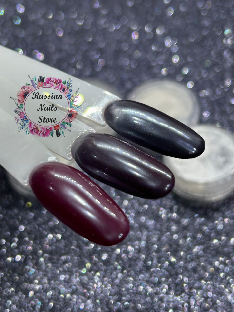 Glazed pearl chrome powder
