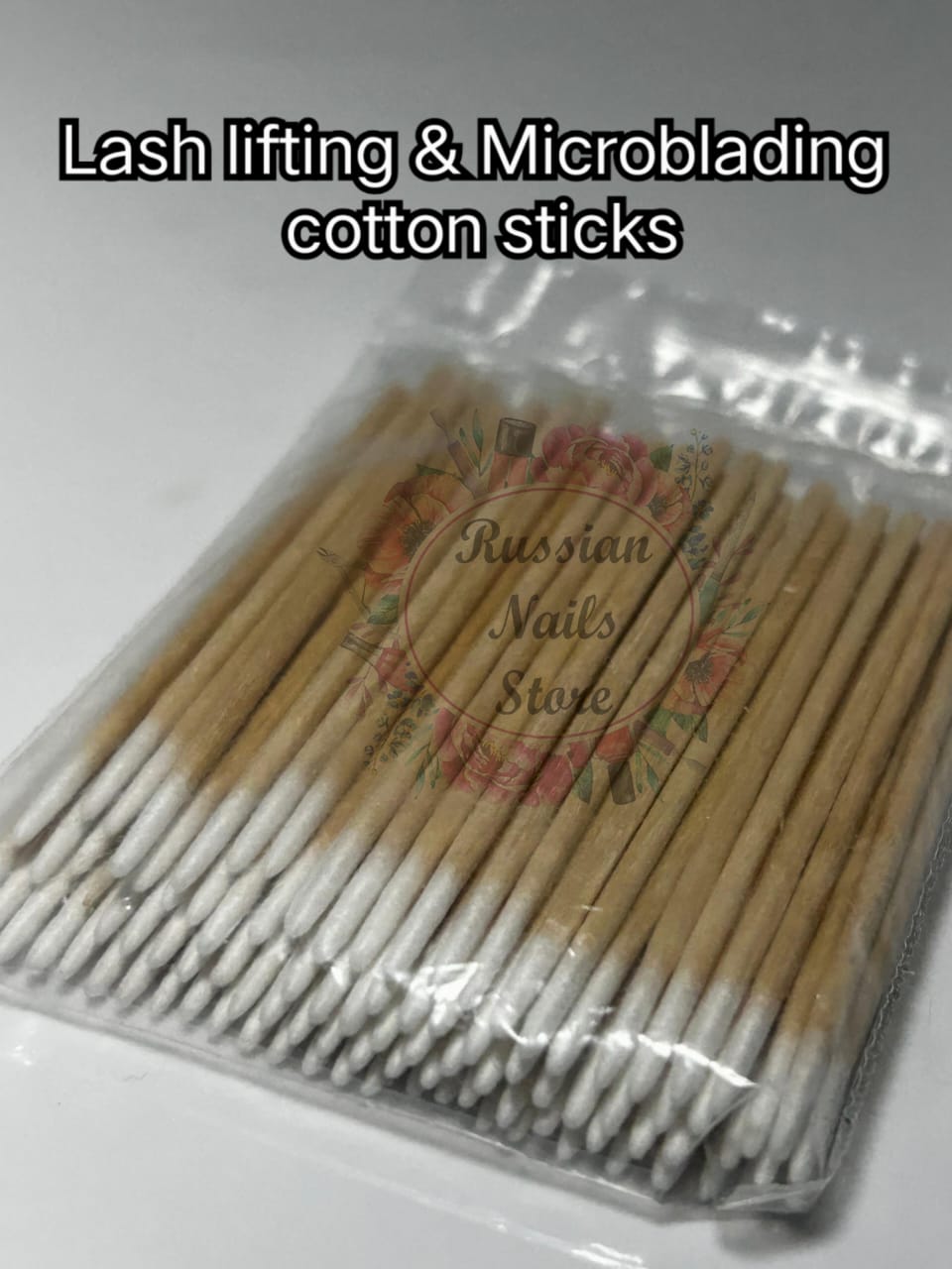cotton sticks 100pcs for lash lifting and microblading