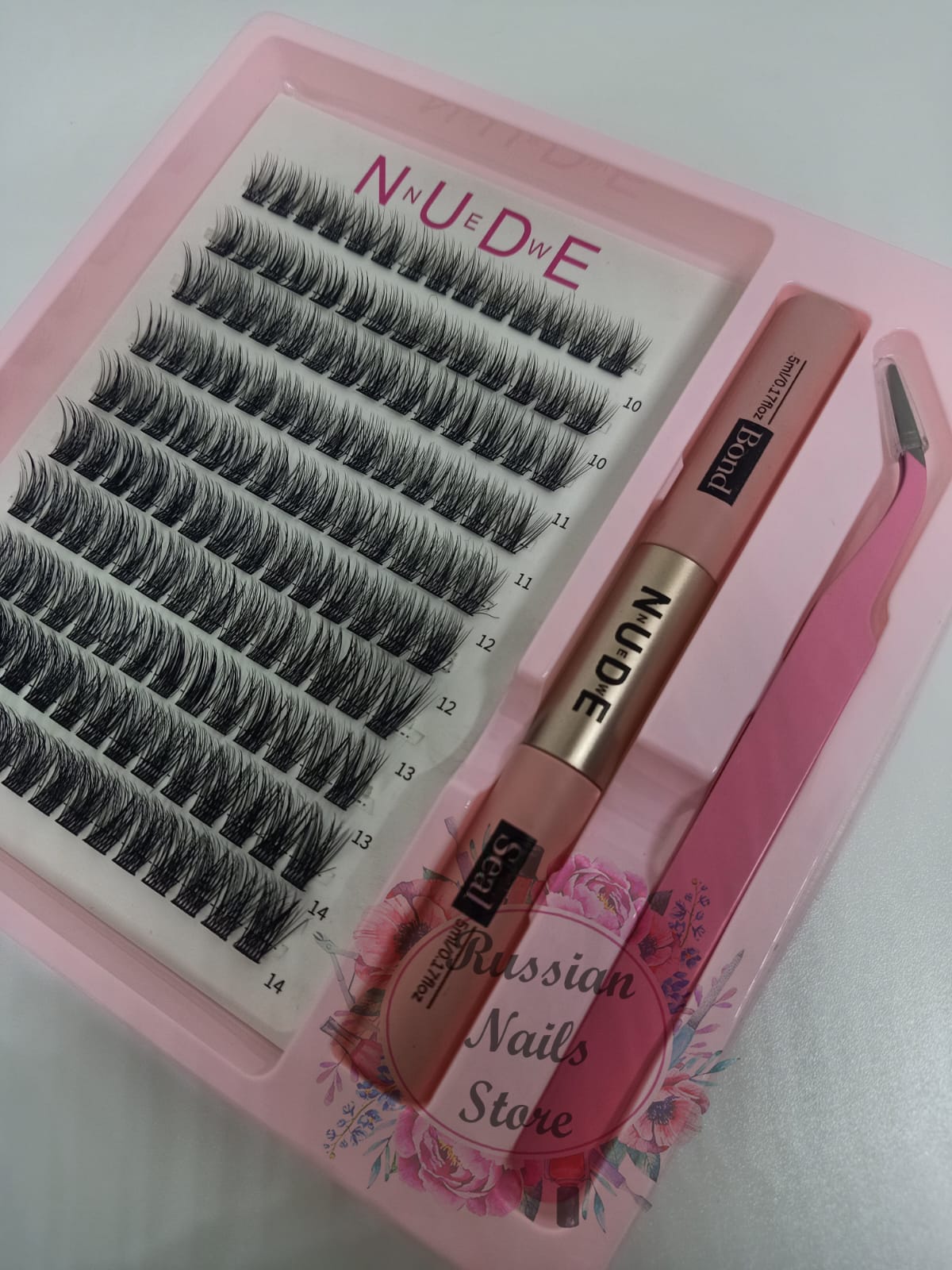 NUDE ReadyFan Mix Sizes Lashes (10- 14mm )