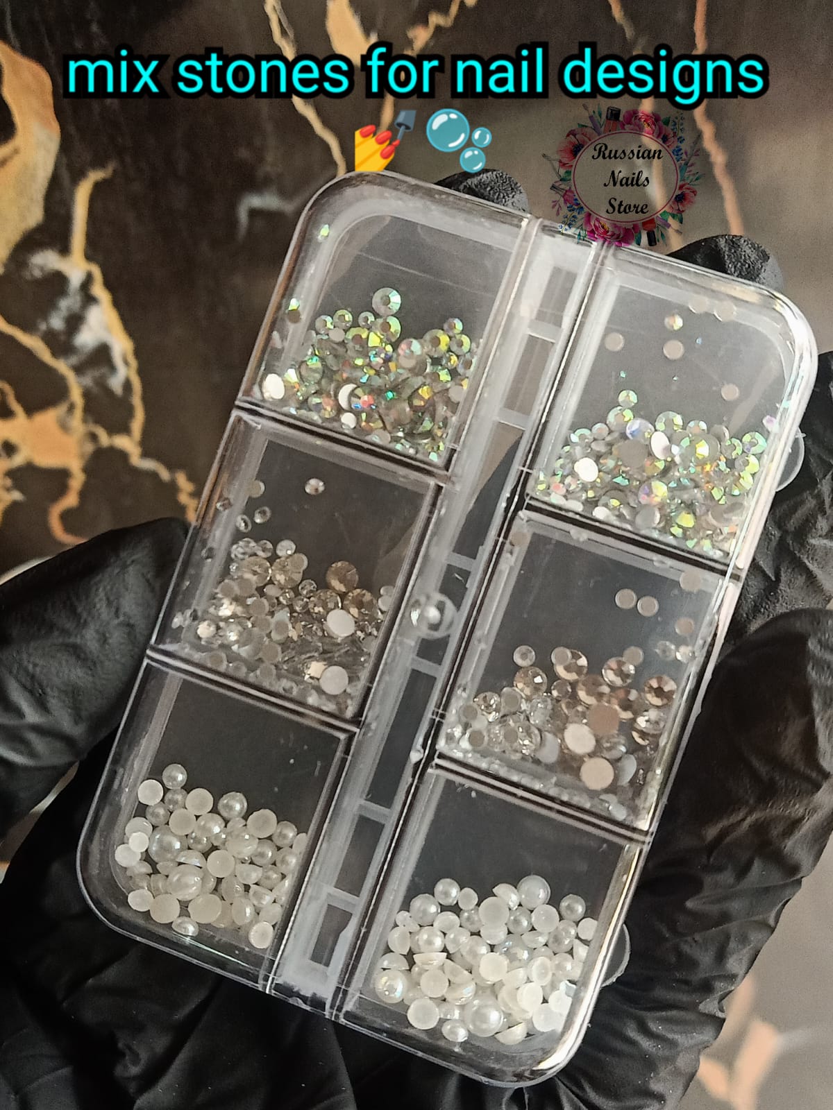 Mix Nail Design Stones